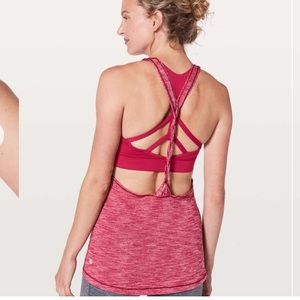 Lululemon Twist & Toil Tank Ruby Red 6